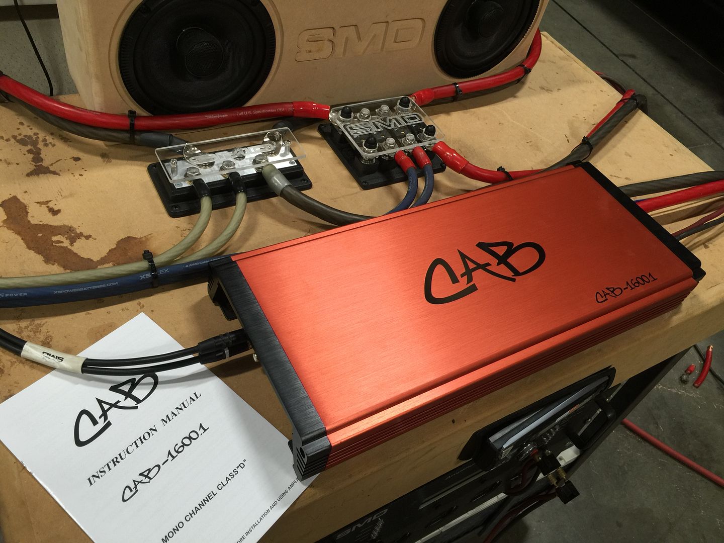 CAB 1600.1 (Car Audio Bargain) Rated 1600 watts RMS 1 ohm (pre Amp